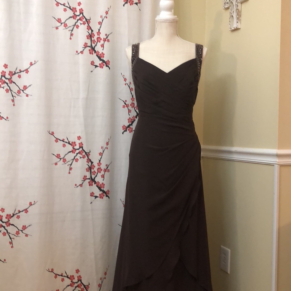 Long Formal Gown with Shawl Jade by Jasmine